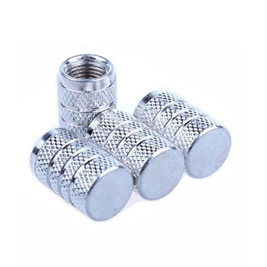Kit 4 Tampinha Bico valvula De Pneu Universal Carro Moto Bicicleta Liga Alumínio Resistente Western