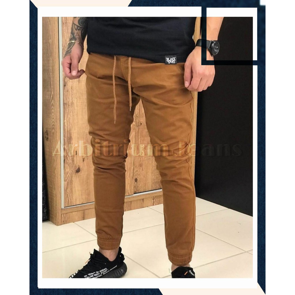 calça jeans colorida masculina