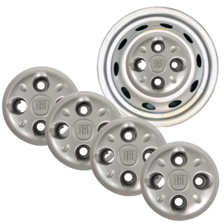 Calota Fiorino Fiat Strada Aro 14 Roda De Ferro  4 peças em Oferta na Shopee