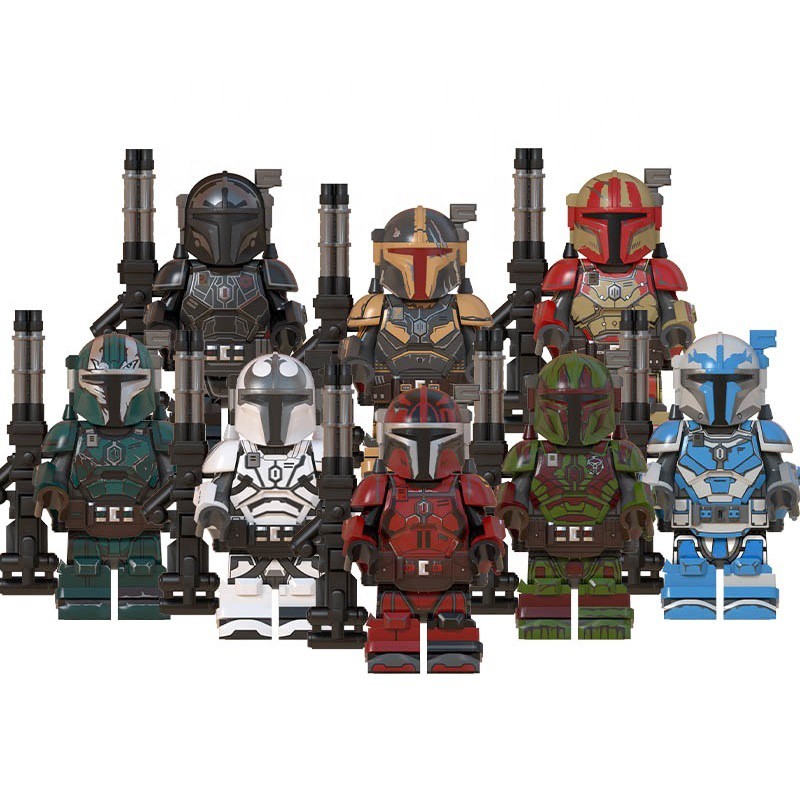 READY STOCK Lego Star Wars Heavy Infantry Mandalorian Minifigures Building Blocks Toys