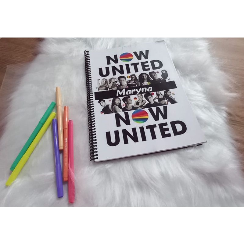 Caderno de Atividades Personalizado Now United