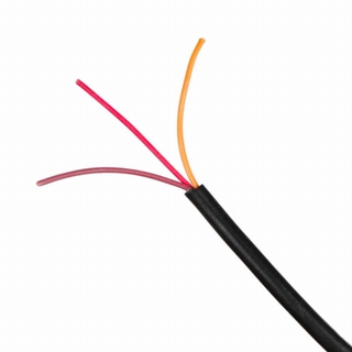 Rolo 10 Metros Cabo Manga 3 Vias 26AWG Preto sem Blindagem