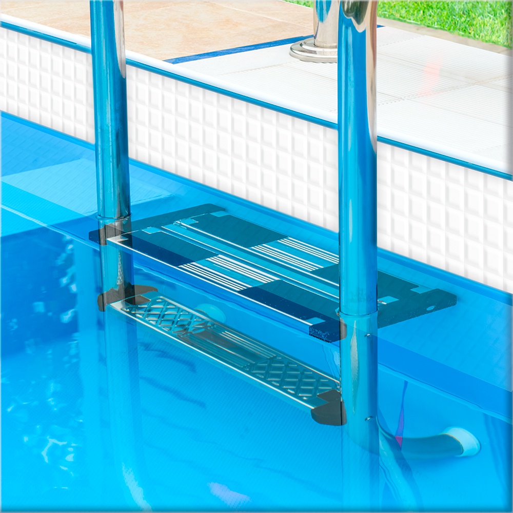 Faixa de Piscina Adesiva Branco Pérola