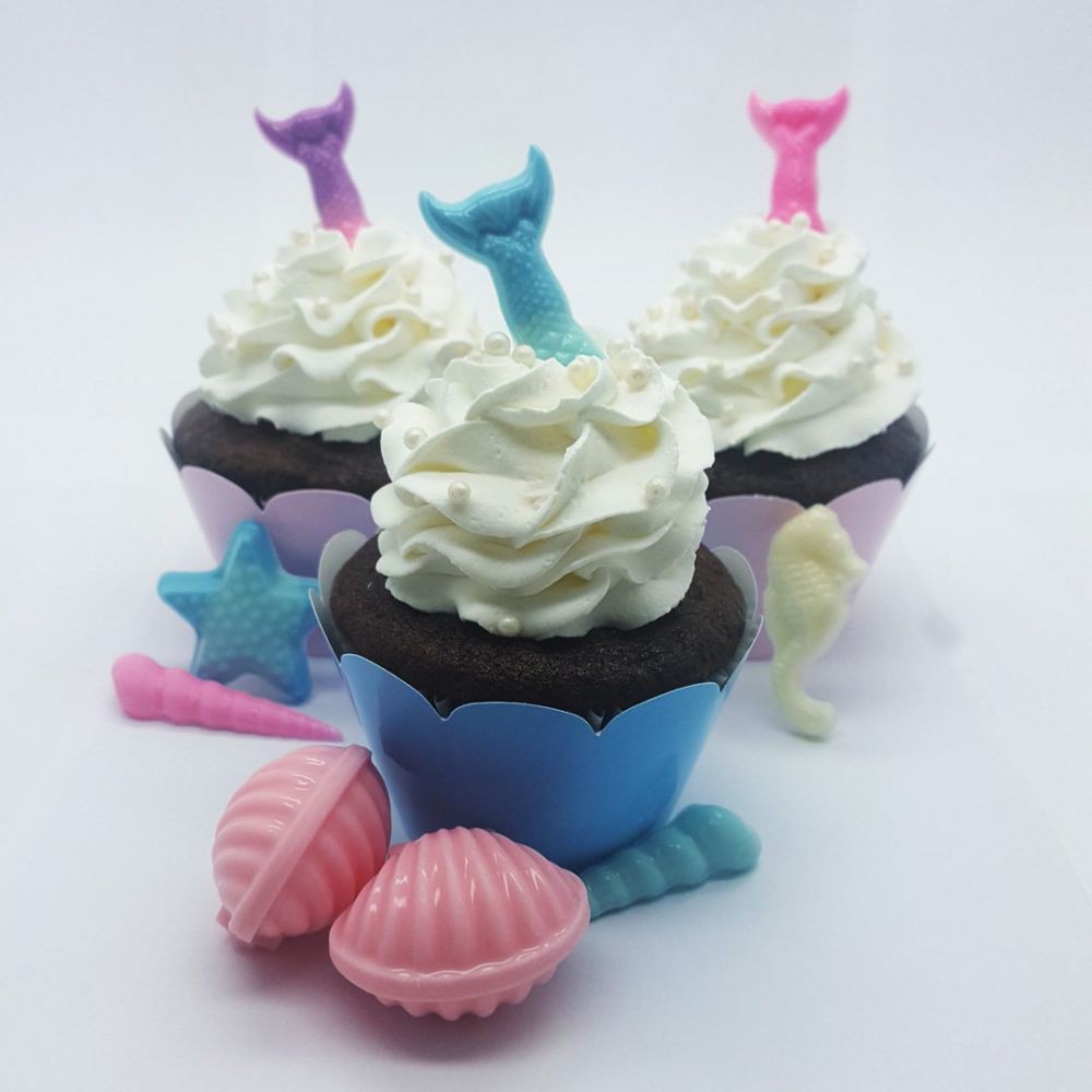 Forma BWB Simples Semiprofissional, Alto Rendimento Doces Finos Chocolates- Cauda de Sereia - Home & Living