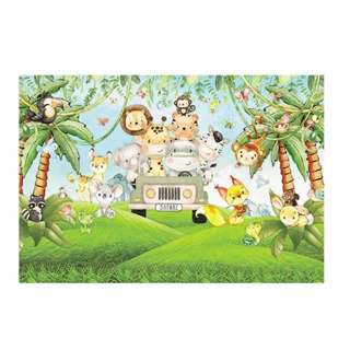 Fundo Fotográfico Sublimado Newborn Safari 2,20x1,50 FFF-440 em Oferta na Shopee