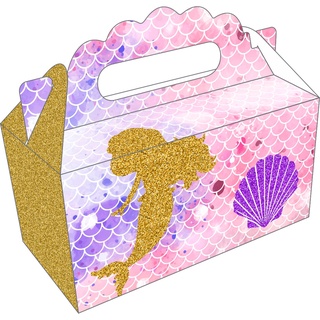 5 Caixa maleta doces festas infantil TEMA SEREIA 83.8 em Oferta na Shopee