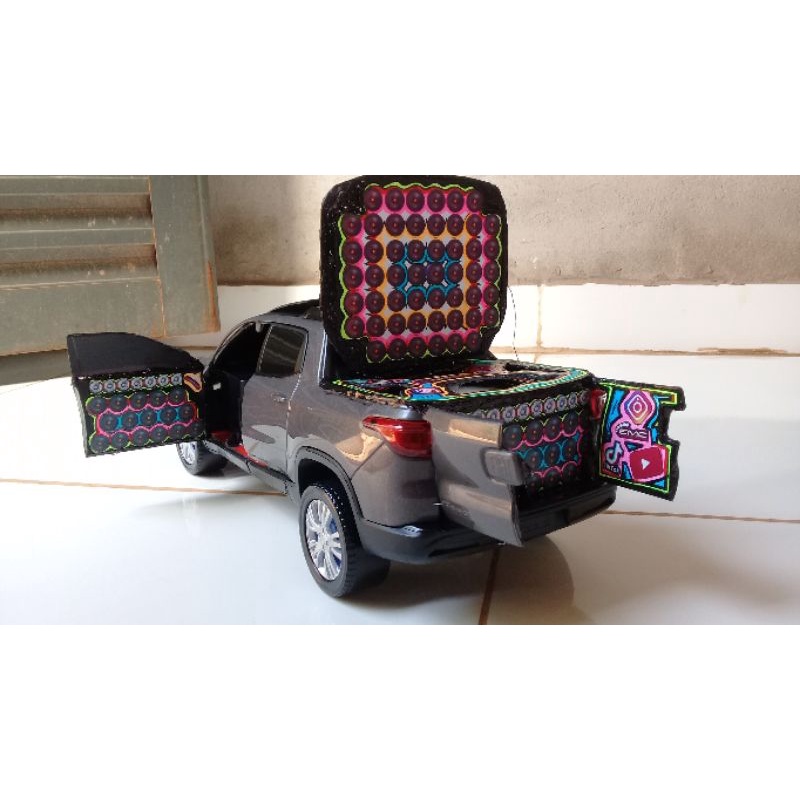 Fiat Toro Com Som (cores sortidas designer atualizado é melhorias)