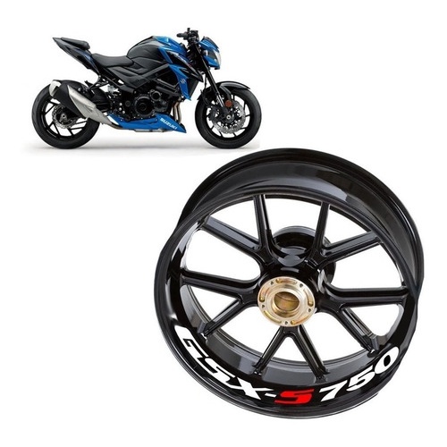 Adesivo Premium Interno Roda Moto Suzuki Gsx-s 750 Gsx 750 S
