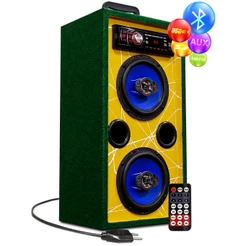 Caixa Bob Corujinha Patriota Vertical 6 Ativa 110w Bluetooth