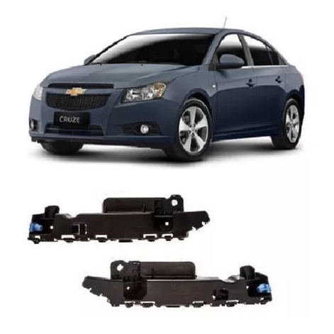 Par Suporte Guia Parachoque Dianteiro Cruze 2012 2013 2014