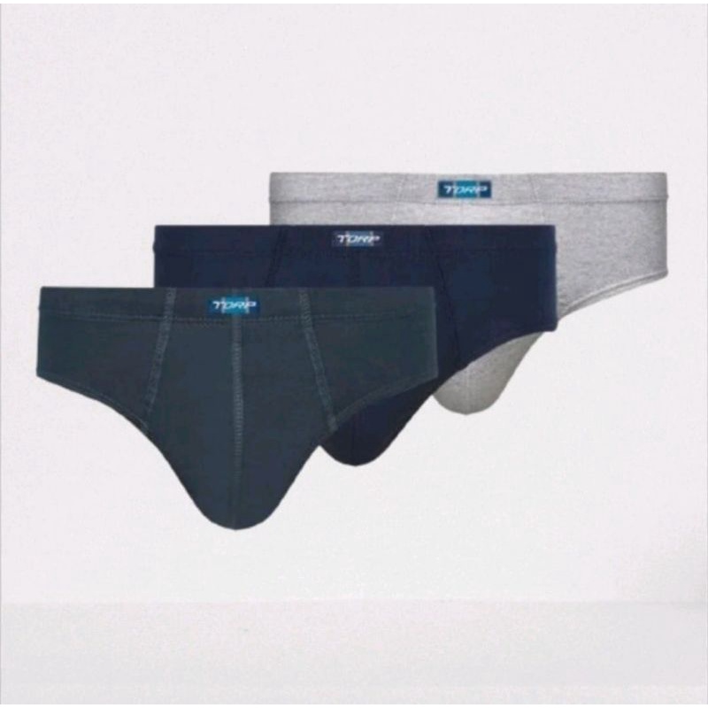 kit 3 cuecas slip algodão Torp