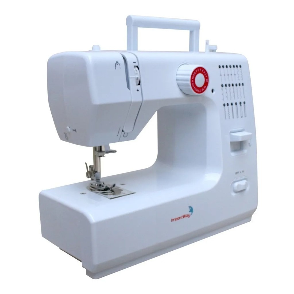 Máquina de Costura com 20 modelos de Pontos Bivolt Profissional com Luz Máquina de Costura com 20 modelos de Pontos Bivolt Profissional com Luz
