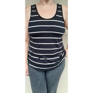 PROMOÇÃO -Regata Feminina Plus Size G1, G2 e G3 básica Cores: Lisas,  Estampadas e Listradas em Viscolycra  - Veja nas fotos as medidas em centímetros