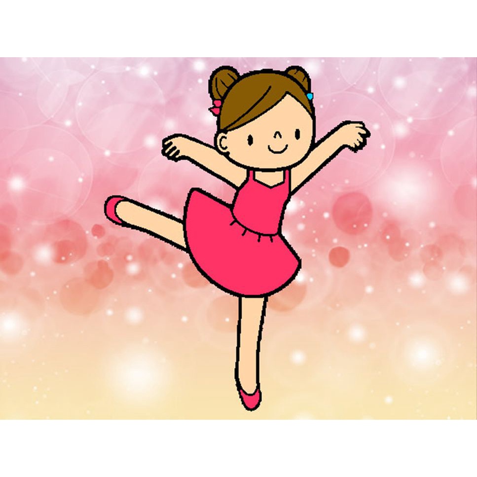Bailarina Sapatilhas Balé Papel De Arroz Para Bolos A4 #8