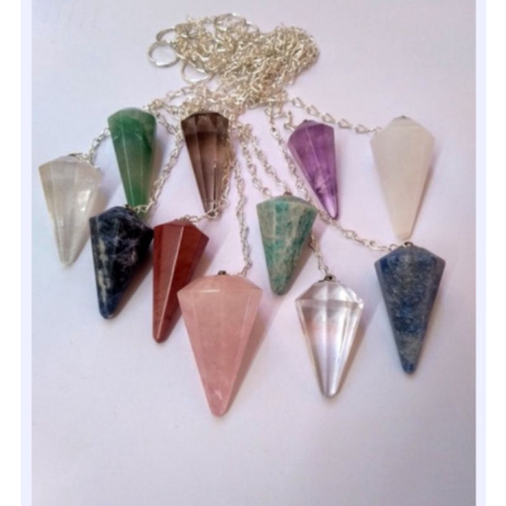 Pêndulo Reiki  Radiestesia (1UNI )pendulo quartzo pêndulo cristal pêndulo jaspe