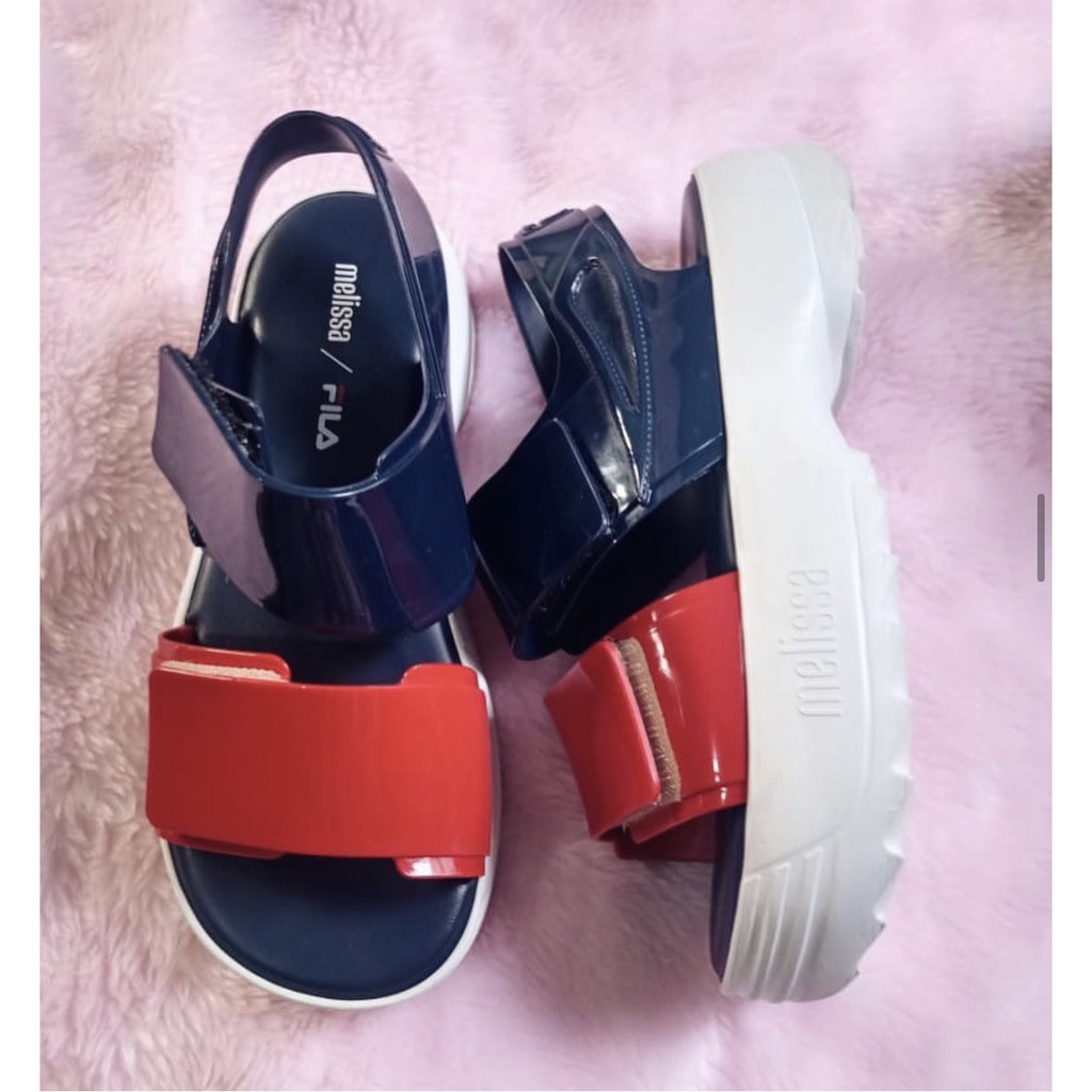 melissa fila sandals