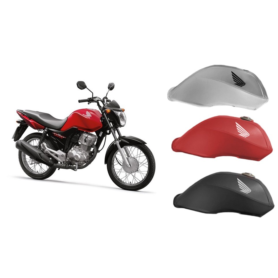 Capa de Tanque Moto Start 160 e capa de Banco 2016 Até 2022 Fan 125i 2016 Até 2019