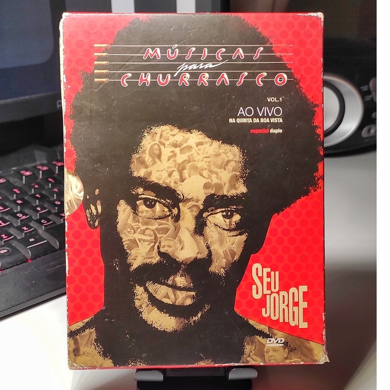 DVD SEU JORGE - MÚSICAS PARA CHURRASCO VOL. 01 - AO VIVO NA QUINTA DA BOA VISTA - DUPLO