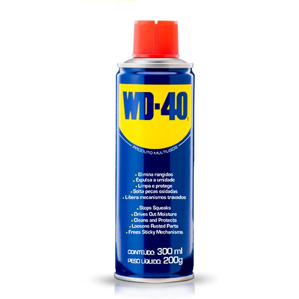 ÓLEO DESENGRIPANTE SPRAY WD 40 Original Produto Multiusos Desengripa Lubrifica etc 300ml