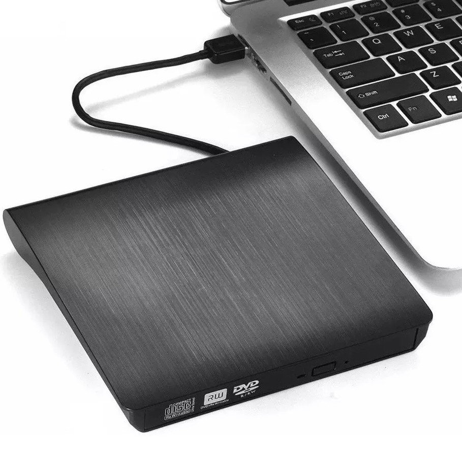 Leitor E Gravador Externo DVD USB 3.0 USB 2.0 Drive Portátil