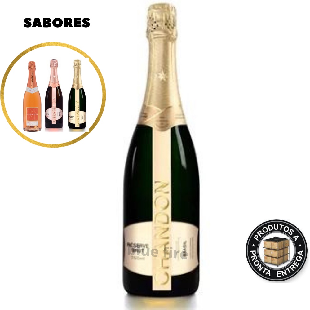 Espumante Brasileiro Rosé Brut Chandon Chardonnay Pinot Noir Riesling Itálico Serra Gaúcha Garrafa 750ml