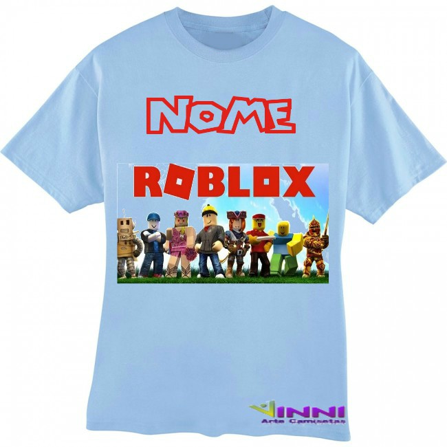 Camisa Game Roblox Infantil Personalizada Jogo