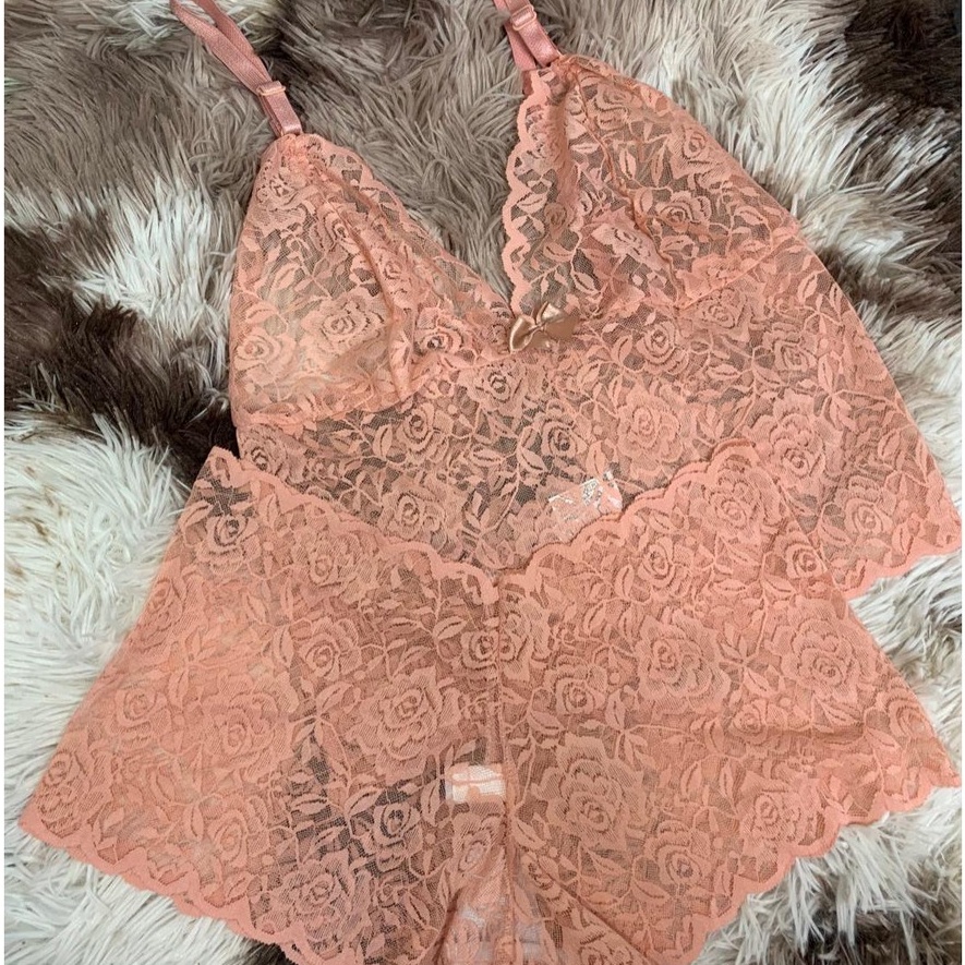 Kit 03 Conjunto Sem Bojo Rendado Vamp Calesson Cropedd Sensual Mega Barato Promoção Lingerie Atacado Lançamento 2021