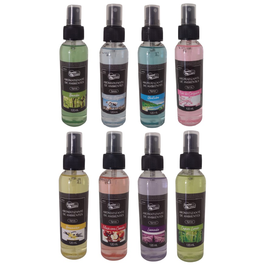 Aromatizante De Ambiente Spray Sampa Clean 1un em Oferta na Shopee