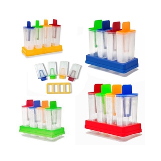 Forma Para Picolé e Sorvetinho Com 4 Potinhos de 50Ml Picoleteria Divertida