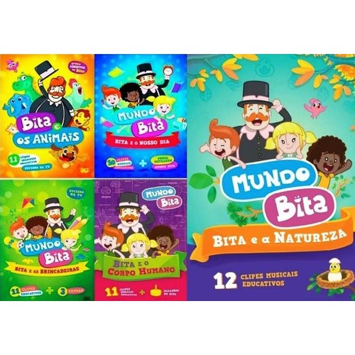 Bita 5 DVDs + 3 palavrinhas 4dvds + Bob Zoom 1dvd - Super Coleção | Shopee  Brasil
