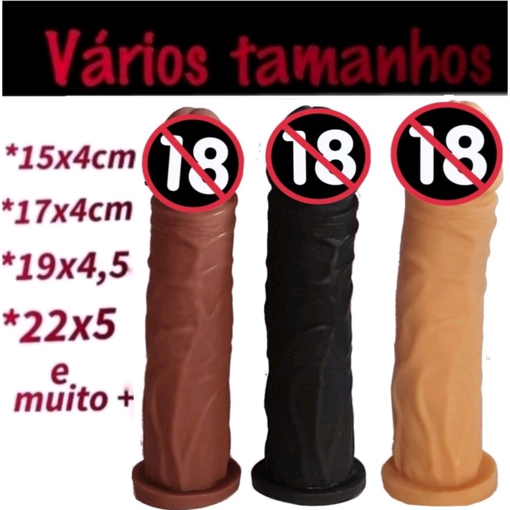 Penis Pau de borracha Protese Realística  Maciça Dildo Consolo GRANDE  E PEQUENO -  sex shop em Oferta na Shopee