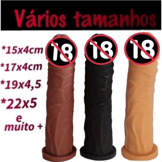 Penis Pau de borracha Protese Realística  Maciça Dildo Consolo GRANDE  E PEQUENO -  sex shop em Oferta na Shopee