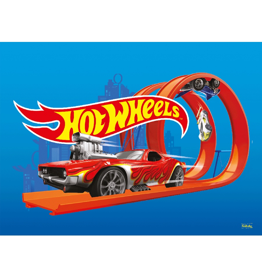 Painel Decorativo Em Tnt Festa Hot Wheels 01 Unidade Festcolor Rizzo Shopee Brasil