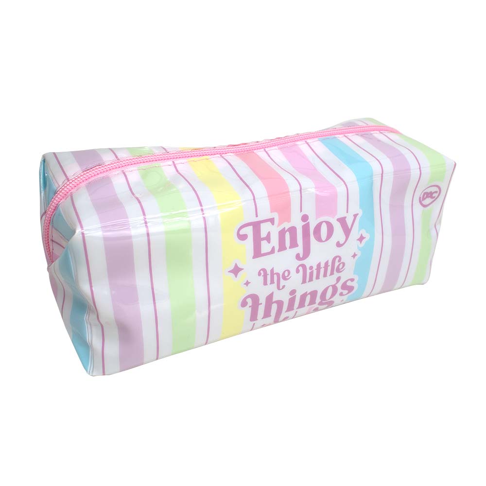Estojo Escolar Grande Enjoy em PVC Cristal - 3727 DAC
