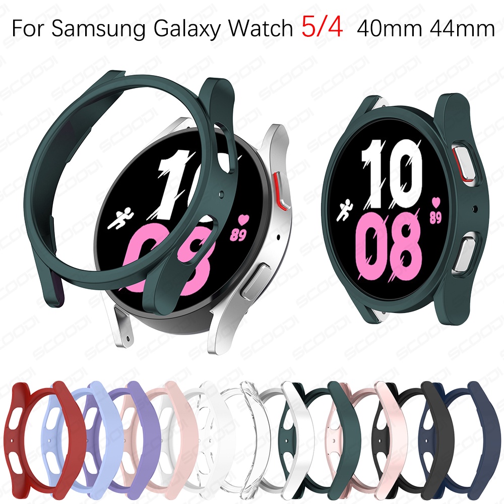 Estojo Para Relógio Samsung Galaxy Watch 5 4 40mm 44mm PC Capa Protetora Amortecedora 4 5 em Oferta na Shopee