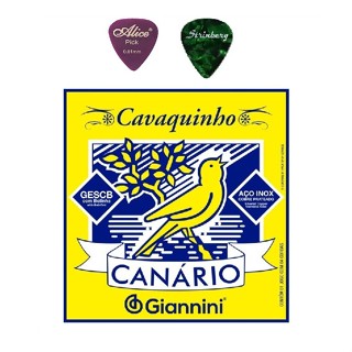 Jogo de Cordas Encordoamento Cavaco Cavaquinho Aço Com Bolinha  Canário + 2 Palhetas em Oferta na Shopee