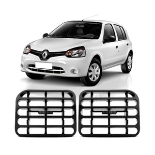 Par Difusor Grade Tela Saída Ar Clio 2000/2015 Cinza Lado Direito Esquerdo em Oferta na Shopee