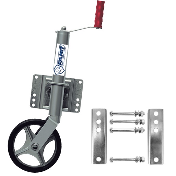 Terceira Roda Para Carreta Bass Boat Barco Lancha Pedestal