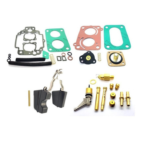 Kit Carburador Tldz Pampa Belina Weber 495 + Flange