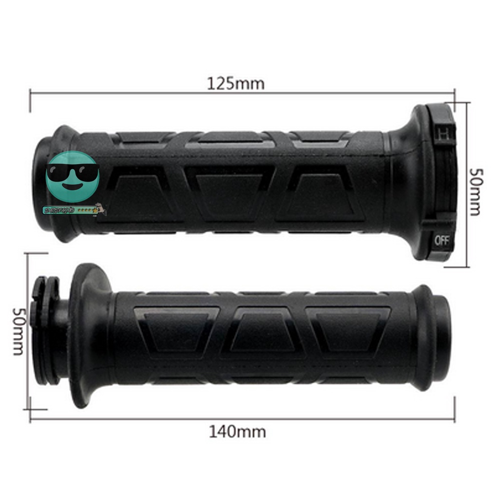 Punho Manopla Aquecida Universal Diâmetro Guidão 22mm 7/8"