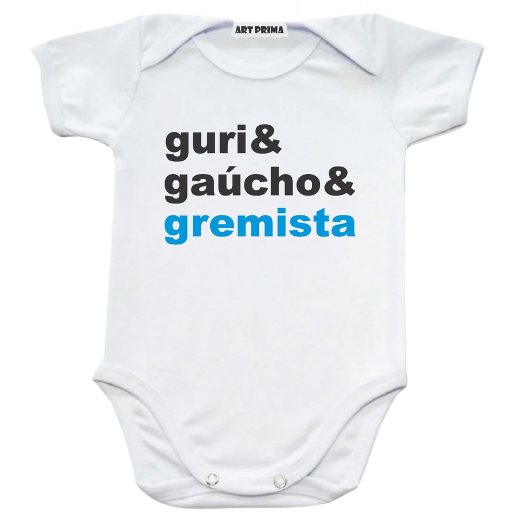 Roupinha Body De Bebe Guri Gaúcho E Gremista Bodie Bebe Grêmio Barato
