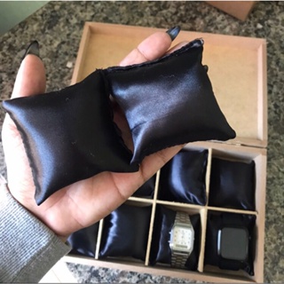 5 Almofadas/ Mini almofadas de Cetim 7x7 Para Relogios, Pulseiras, Lembrançinhas em Oferta na Shopee
