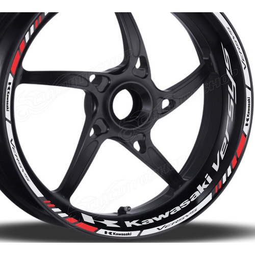 Friso + Adesivo Interno M10 Roda Moto Kawasaki Versys 1000