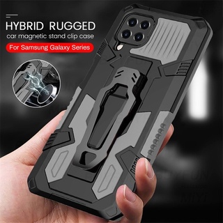 a-22 case car metal magnetic suction holder clip phone covers for samsung galaxy a22 a 22 22a 2021 4g 5g armor shockproof coque