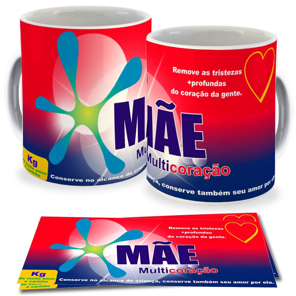 Caneca Dia das Maes - Presente para Mães Aniversário de Porcelana com Nome e Frases Lembracinha 202