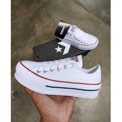 tenis all star plataforma preto