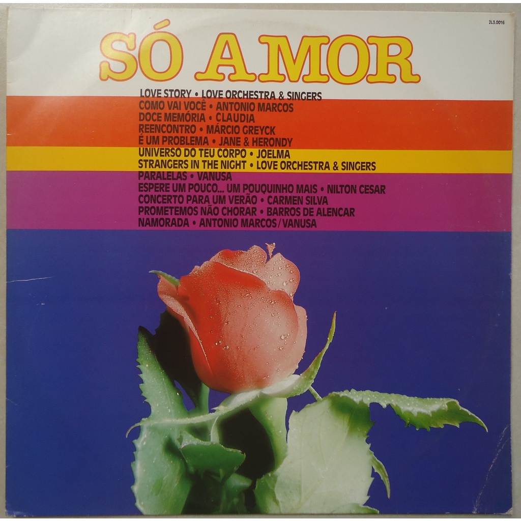 Lp Só Amor 1988 Vanusa Antonio Marcos Marcio Greyck Vinil