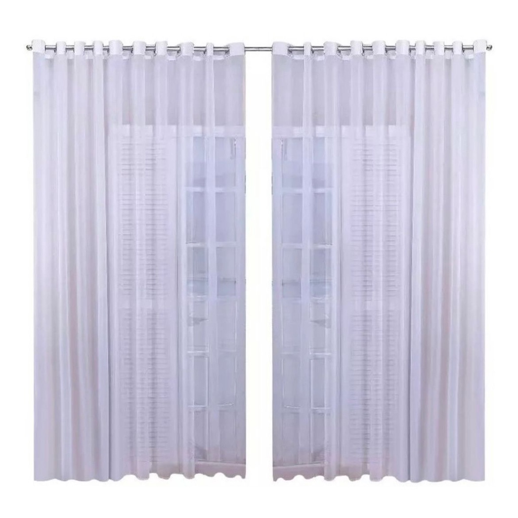 Cortina Longa Branca para Sala: Onde Comprar | BuscaProdutos