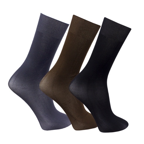 Kit 6 Pares de Meia Social  Fina Masculina Fina Clássica Sapato Conforto Top