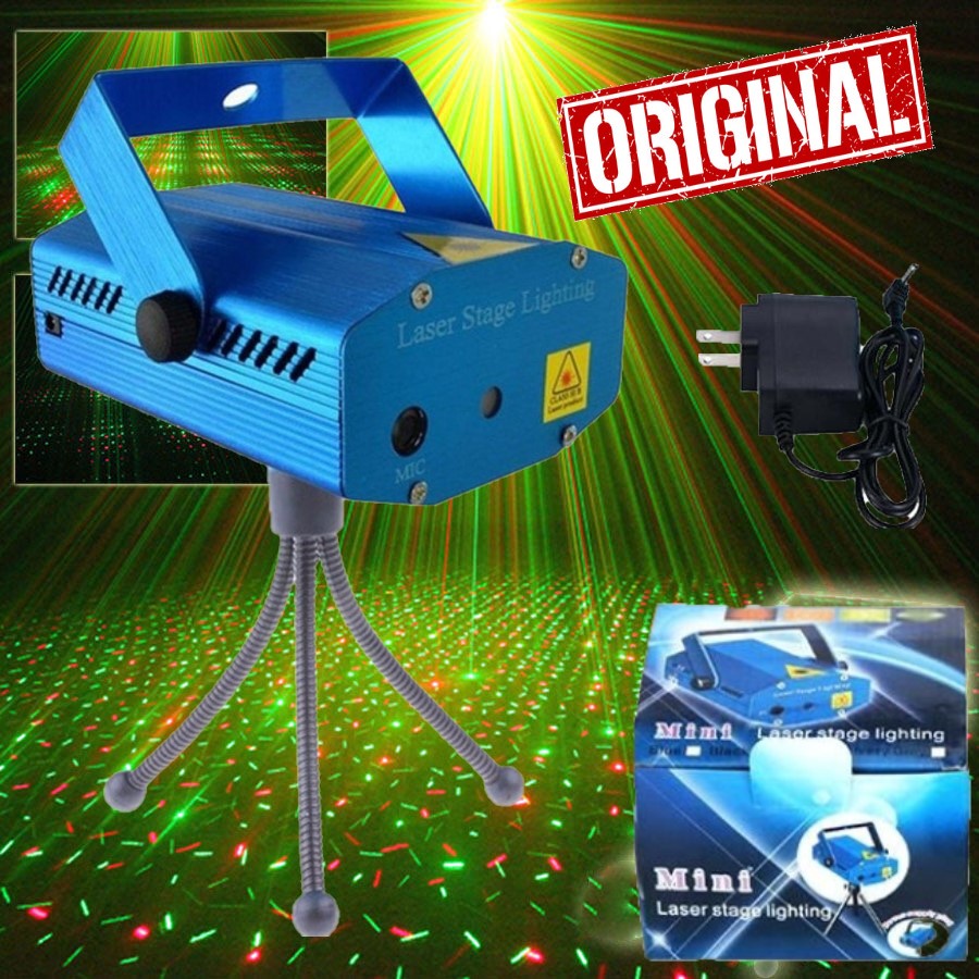 Projetor Raio Holográfico Canhão Laser Iluminação Rgb Jogo Luz Led Strobo Festas Balada Dj Natal Efeitos Stage Lighting